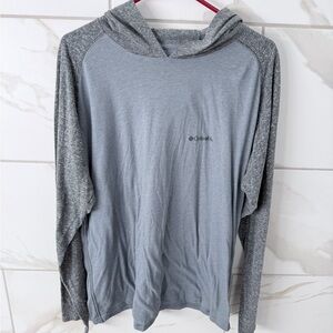 Columbia Heather Gray Omni-Wick Hoodie